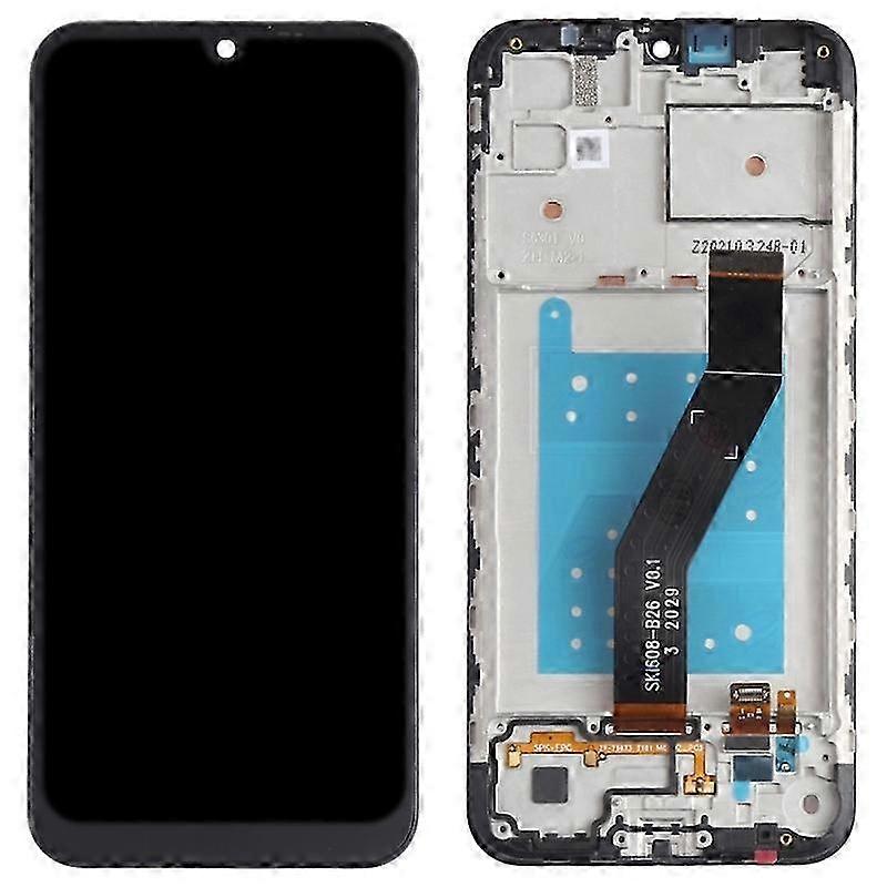 Compatible Motorola Moto E6i XT2053-5 Grade B LCD Screen and Digitizer Assembly + Frame Replacement Part (w