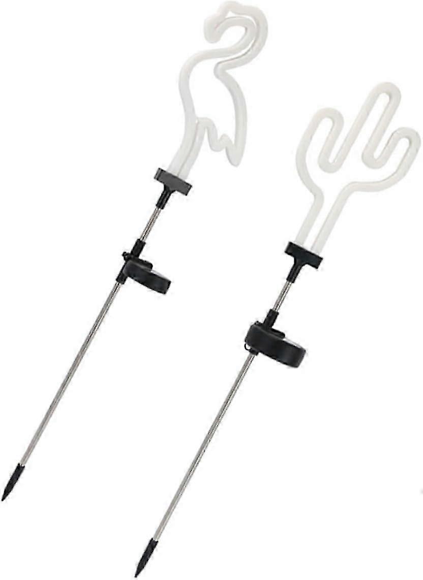 Solar Landscape Light, 2pcs Cactus Stake Lights for Outdoor Decoration