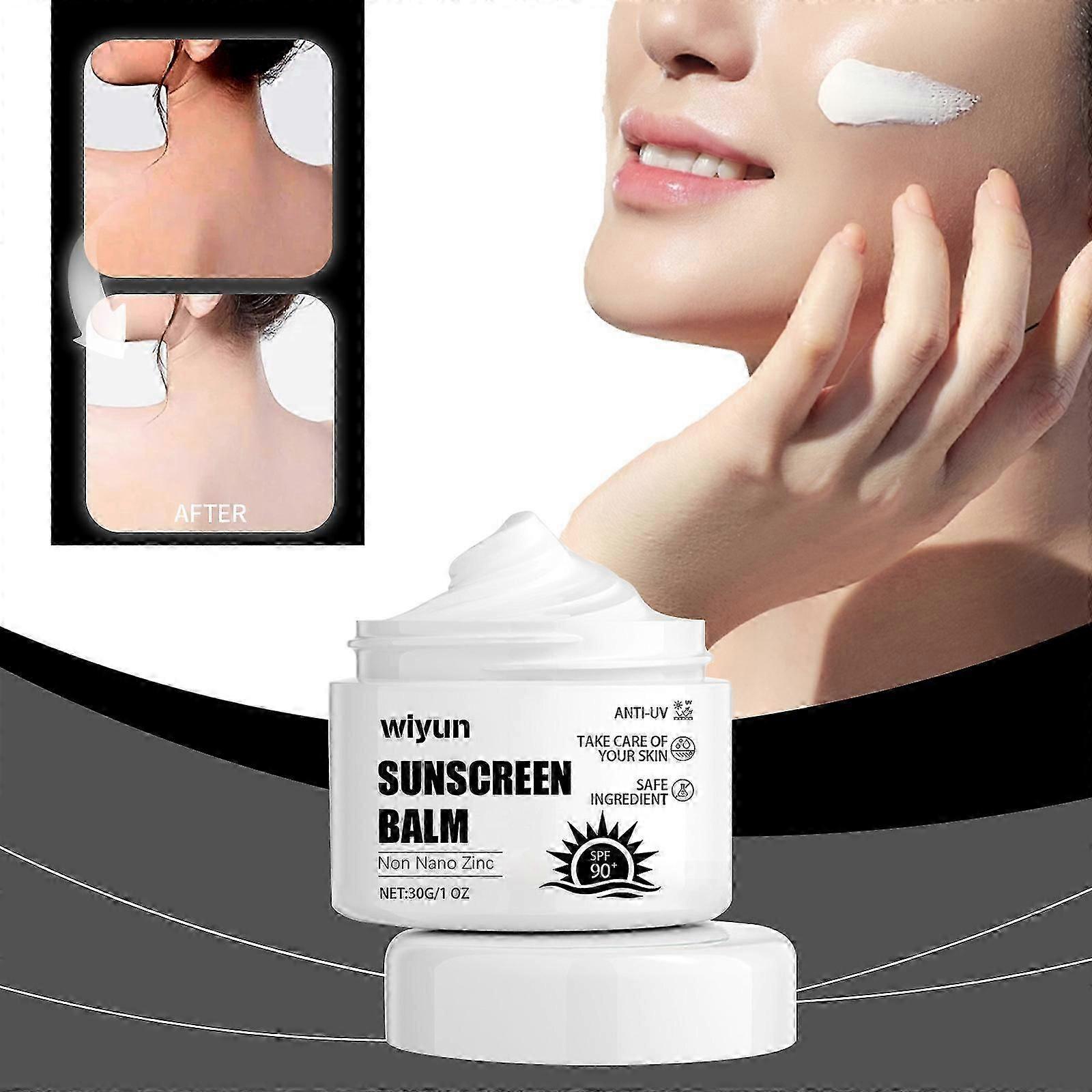 ビーフタローと亜鉛サンバーム、日焼け止めバーム、保湿保護日焼け止めクリーム