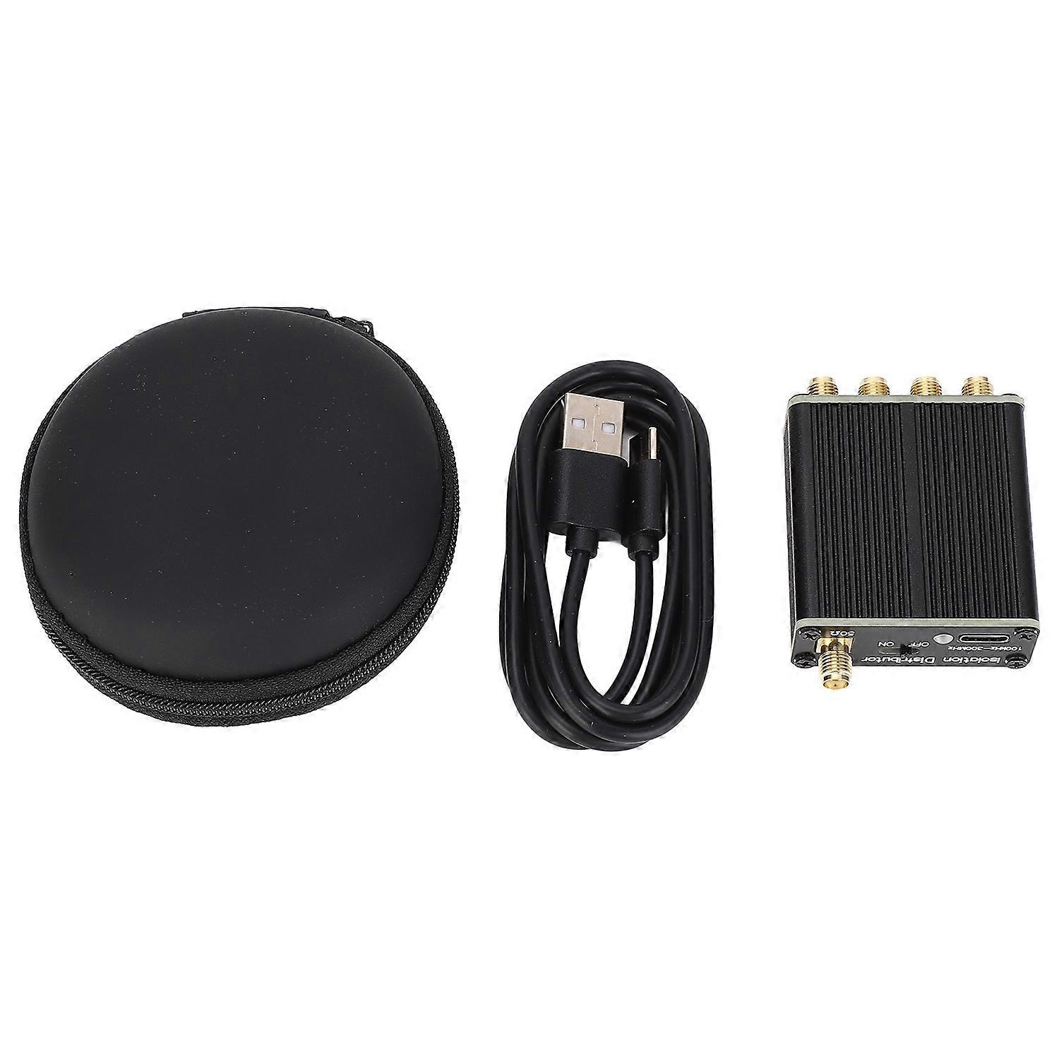 100kHz‑300MHz Active RF Isolated Distributor Software Defined Radio GPSDO Signal Source RF Distribut