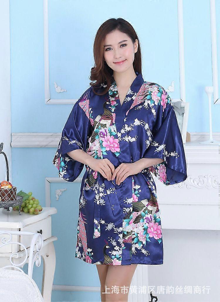 משי סאטן חתונה כלה חלוק שושבינה פרחוני חלוק רחצה קצר חלוק קימונו חלוק לילה חלוק אמבטיה חלוק אופנה חלוק לנשים