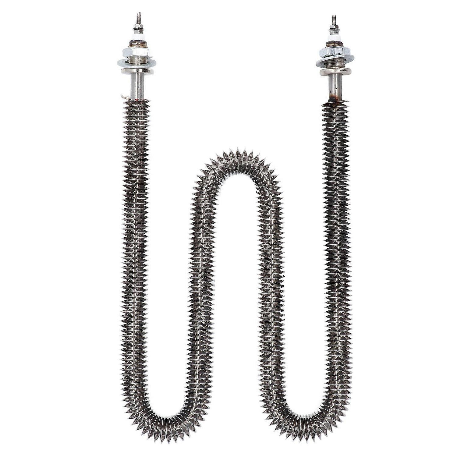 Finned Heating Element W Type 3500W M18 X 25 Stainless Steel Electric Heat Tube for for Ovens Baking