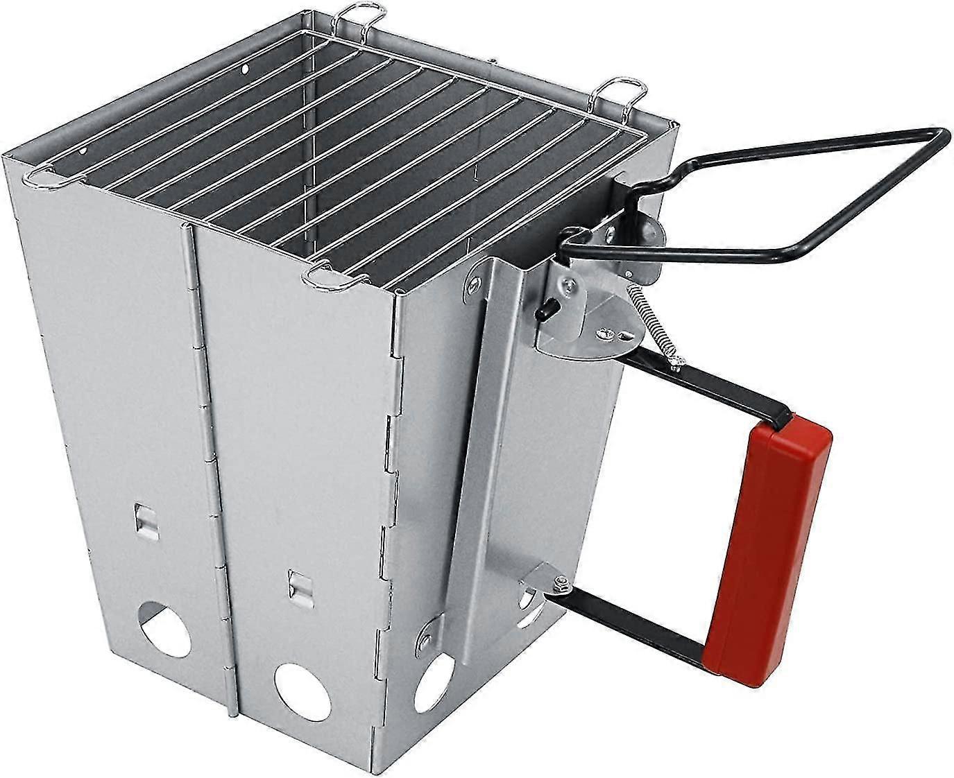 Collapsible Collapsible Charcoal Chimney Starter With Handle For Weber, Quick Start Bbq For Grilling Camping, Fire Starter Basket, Fire Starter Charco