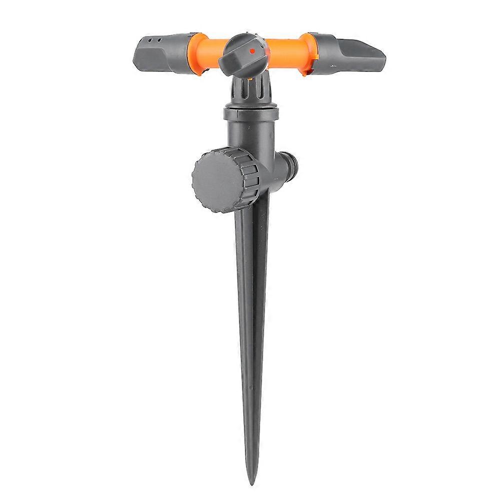 360° Automatic Rotating 3-Arm Lawn Sprinkler, 13cm, Plastic