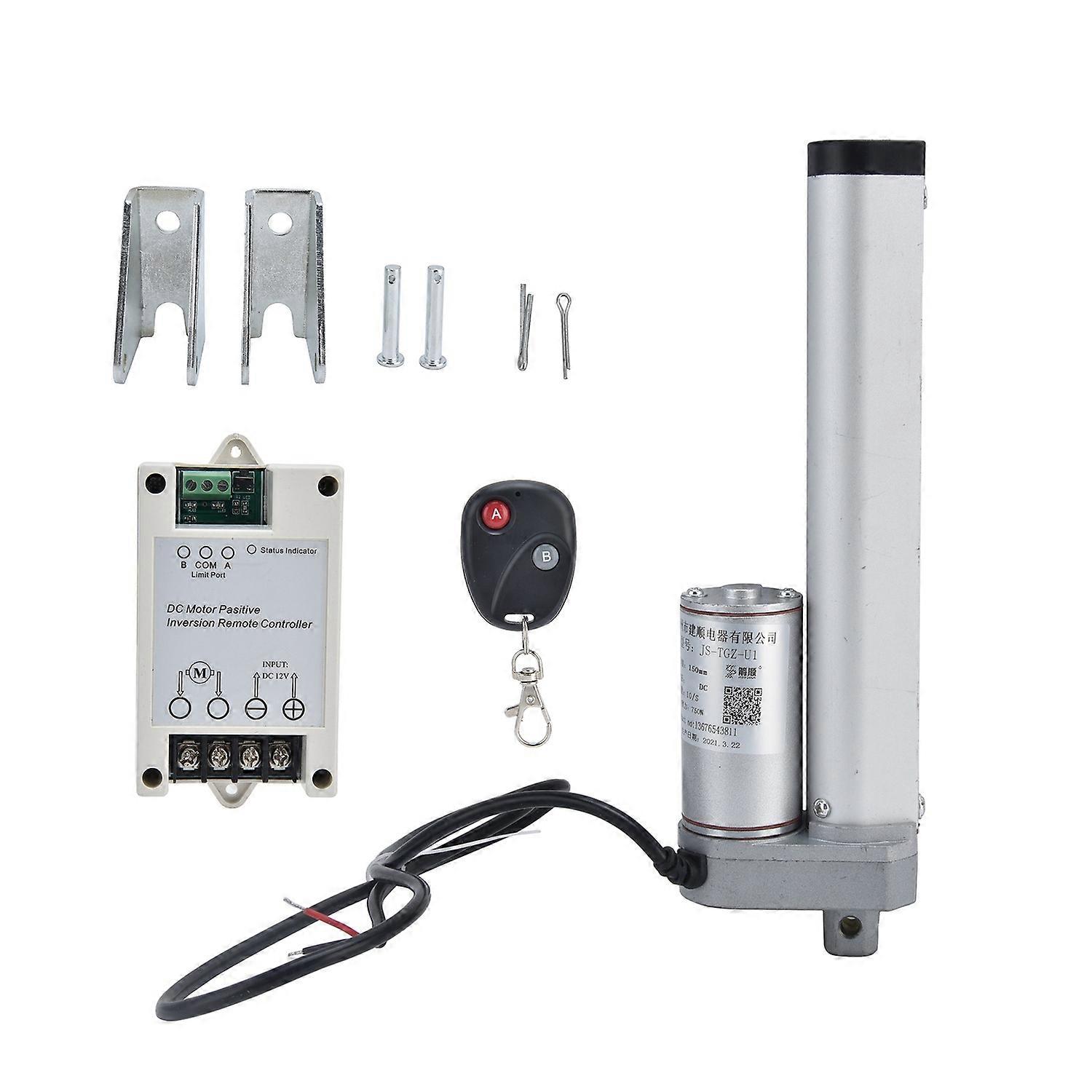 Motor Electric Putter Industrial Linear Actuator with Mounting Bracket Stroke 200mm JSTGZU1(DC24V )