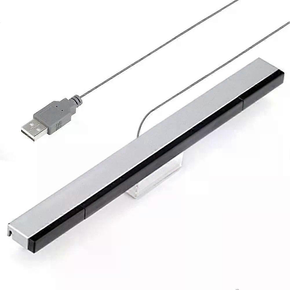For Wii Wiiu Game Sensor Bar with Extension Cord USB Infrared Wired Remote Motion Sensor Receiver IR Signal Ray for Nintendo Wil