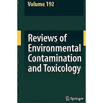 Reviews of Environmental Contamination and Toxicology 192