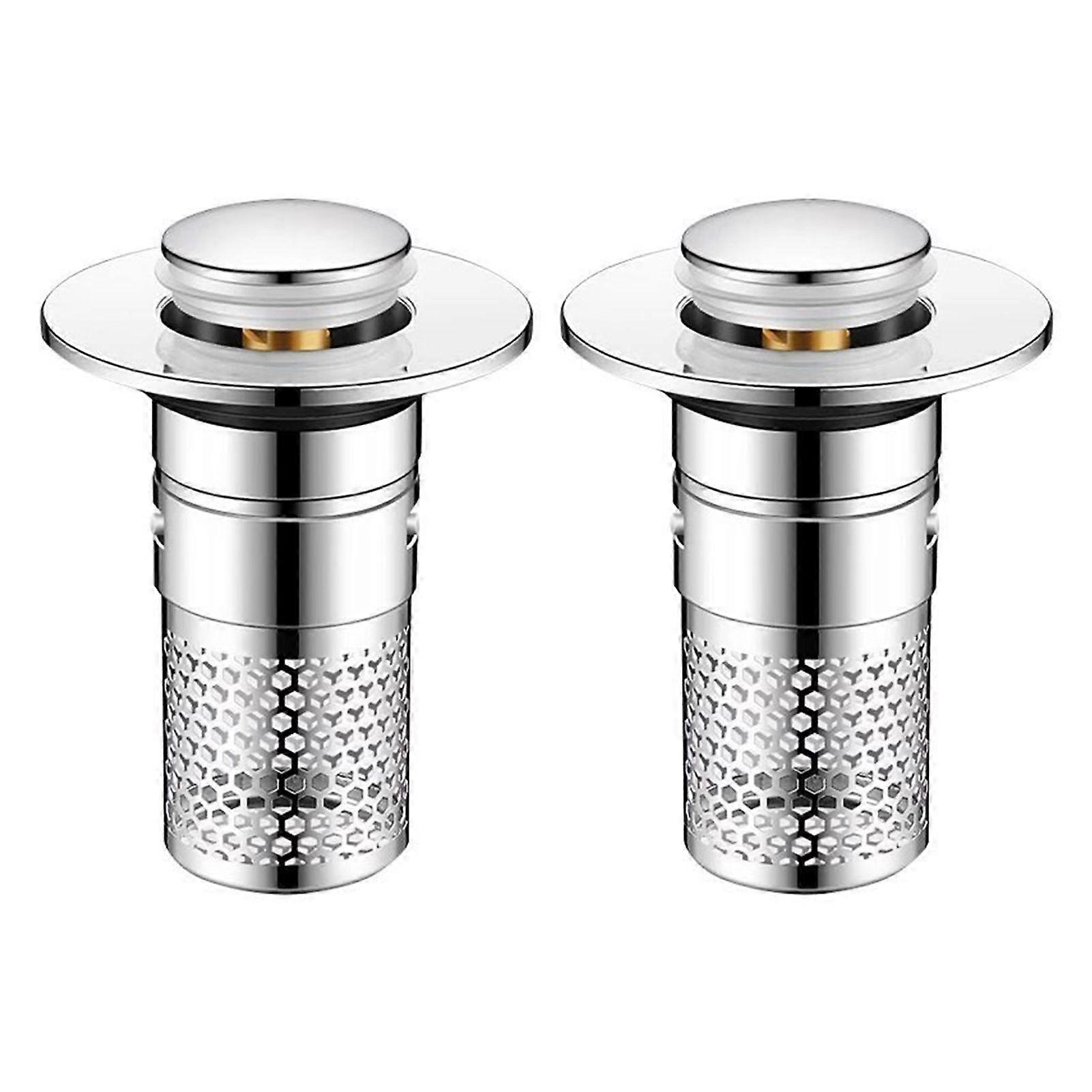 2Pcs Agriculture Sink Drain Strainer Brass Core Construction Easy Installation Sink Strainer Secure Fit Agricultural Drain Filter
