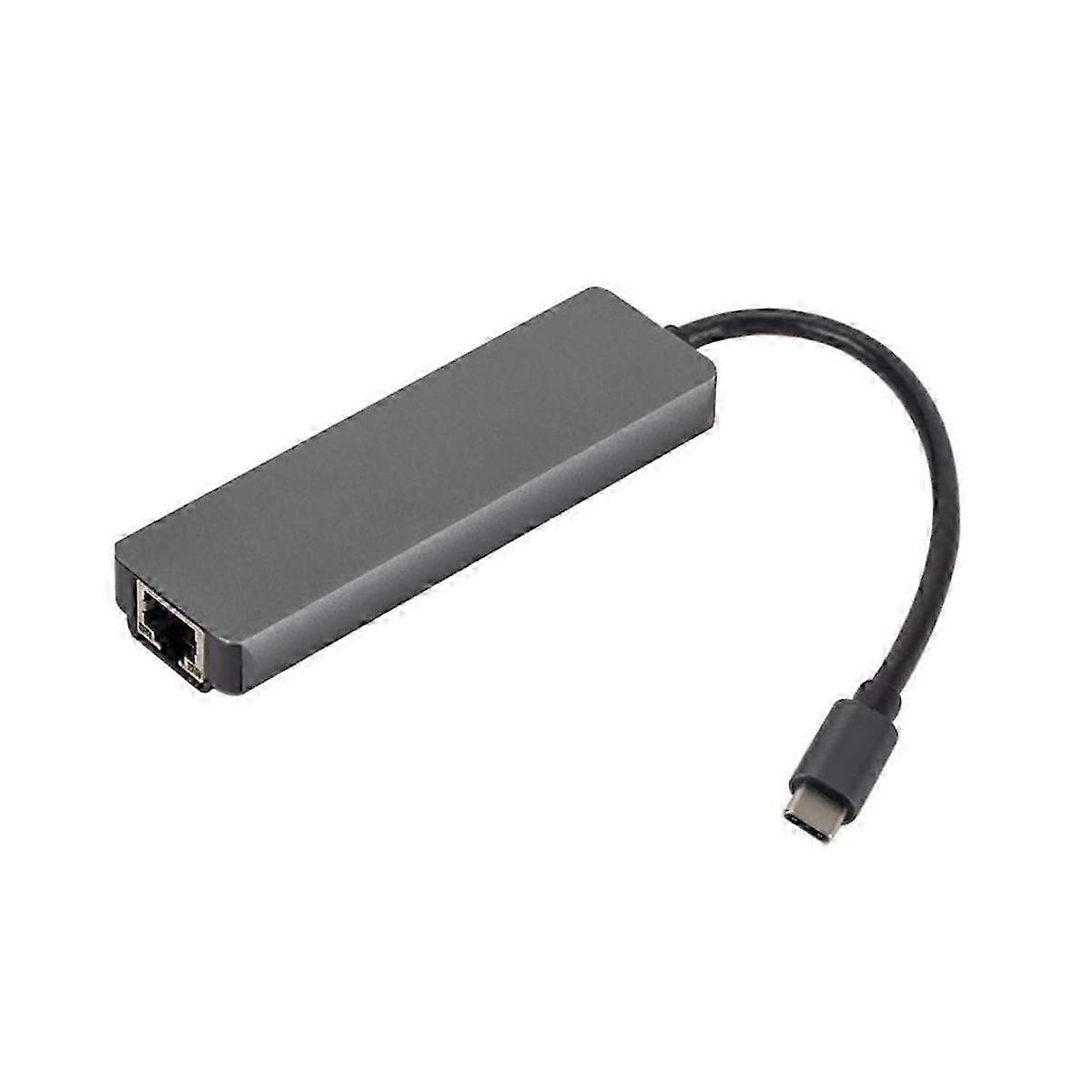 Dockingstation Typ-C zu HDTV USB-C HUB Netzwerkkartentyp zu Gigabit-Netzwerkkarte HD