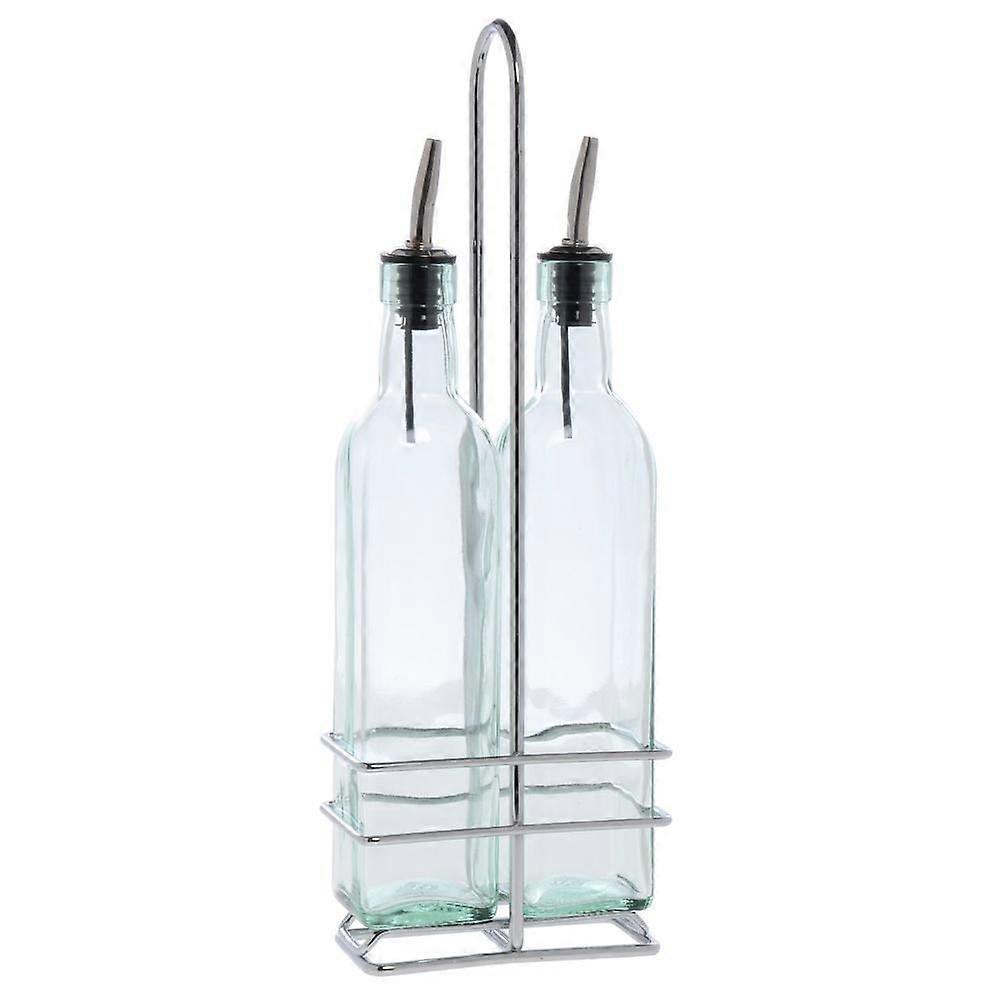 Olive Oil Bottle Set of 2, 16 oz each (No Rack)