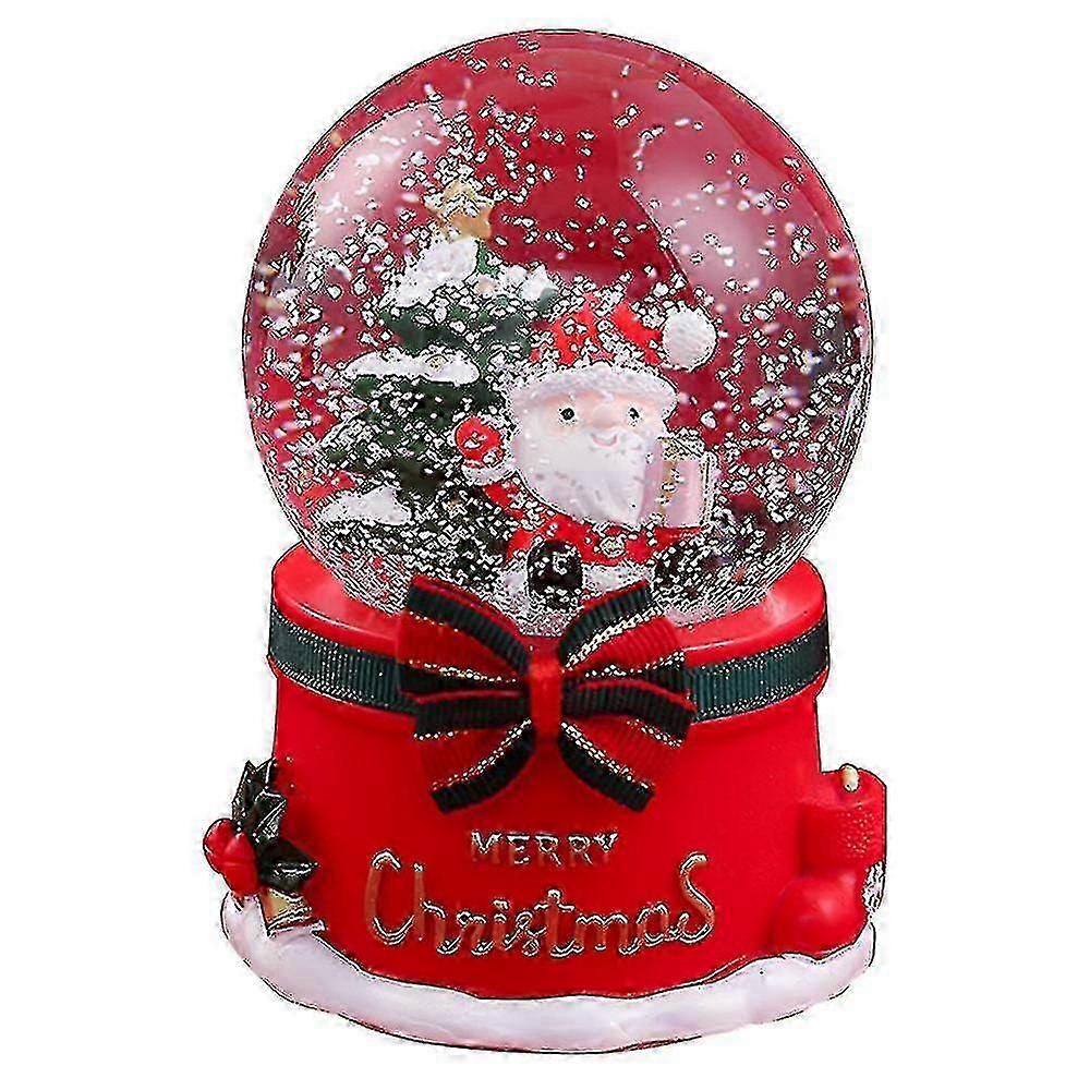 Christmas Crystal Ball Music Box