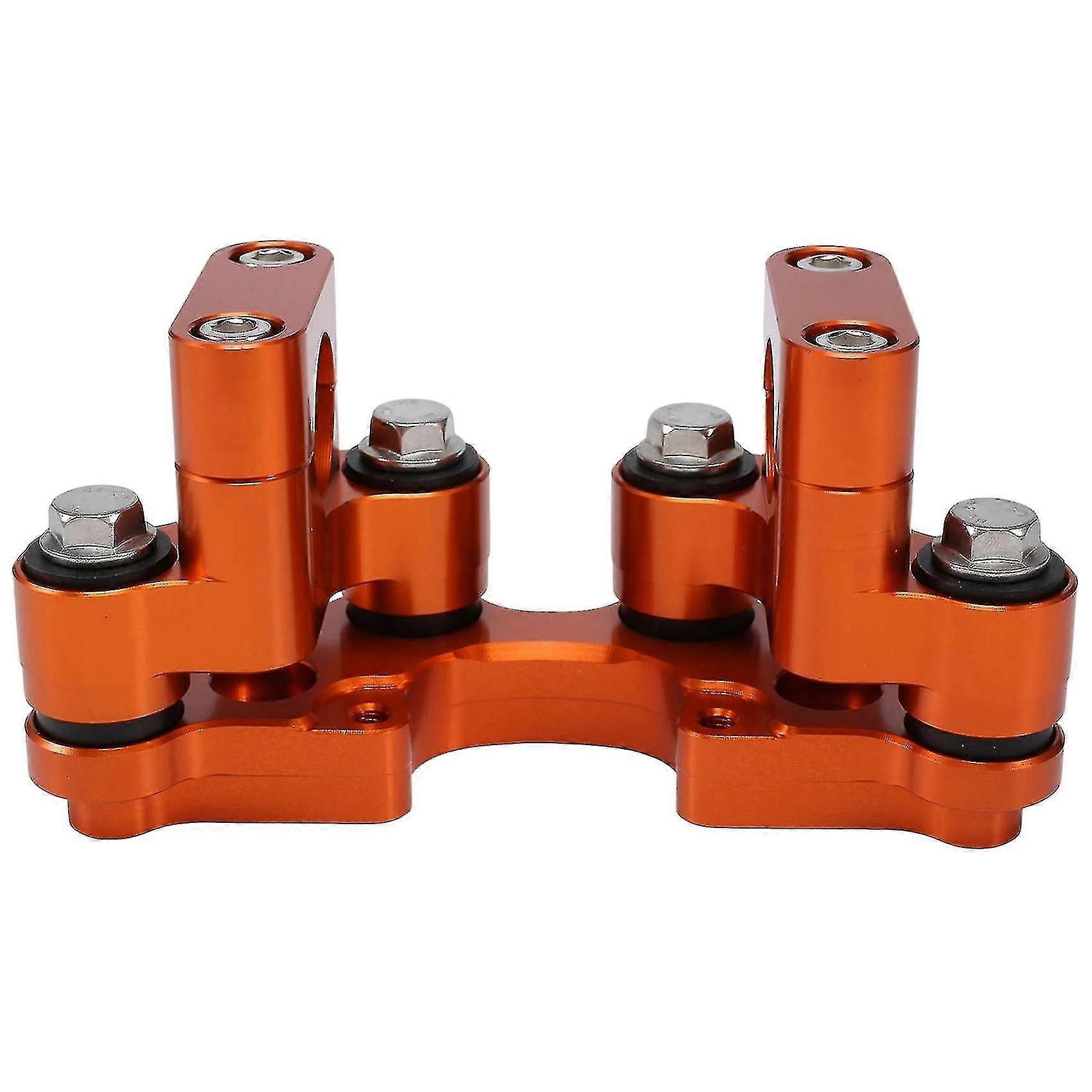 Motorcycle Accessories Steering Damper Mount Handlebar Riser (orange)
