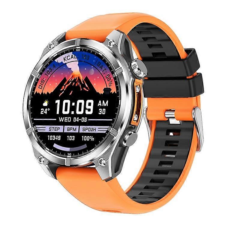 HD300 Silicone Strap Smart Watch Bluetooth Call Wireless Charging Heart Rate Blood Pressure 3ATM Waterproof Watch