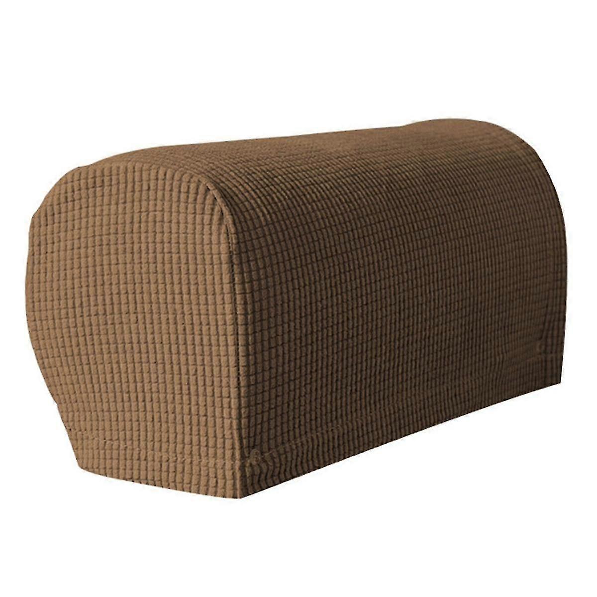 2PCS Soft Stretch Plush Armrest Covers, Stretch Armrest Covers compatible Chairs/Sofas, Couch Arm Co