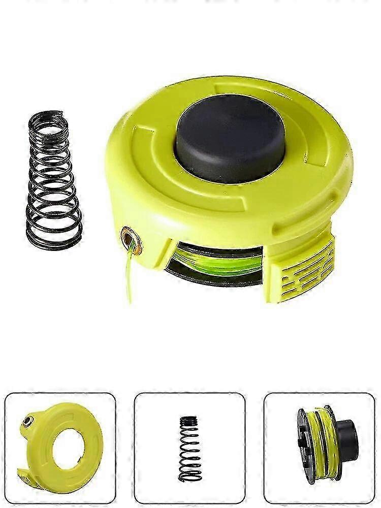 Trimmer Spool Line Kit For Ryobi RAC118 12 Mm Spool RLT3525S Trimmer Lawn Mower Replacement Spool Line And Cover Spring Set f74