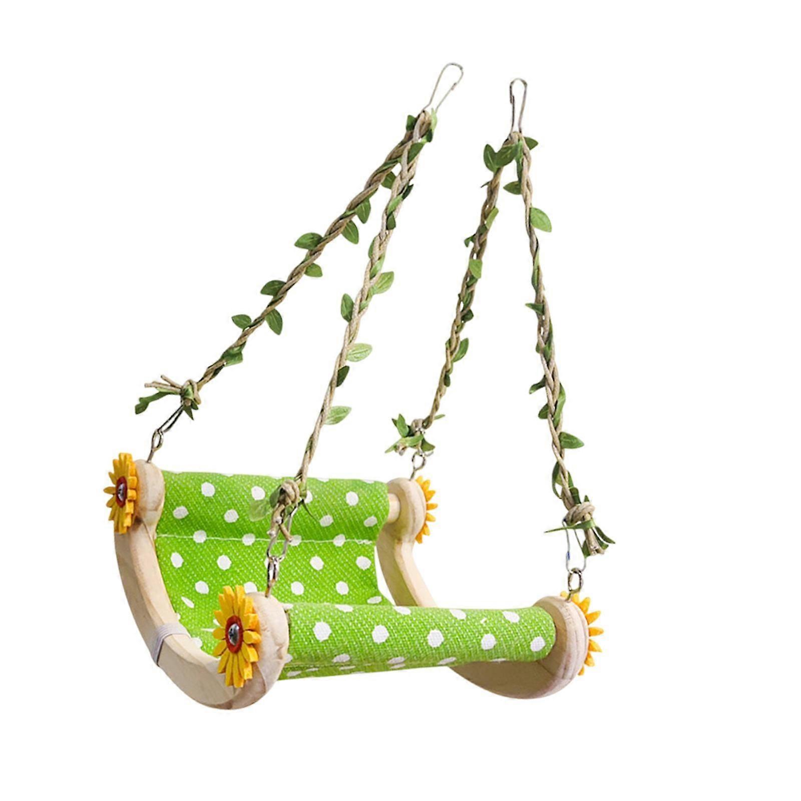 Parrot Hanging Hammock Bed Exercise Gym Small Birds Bird Canvas Swing Perch
