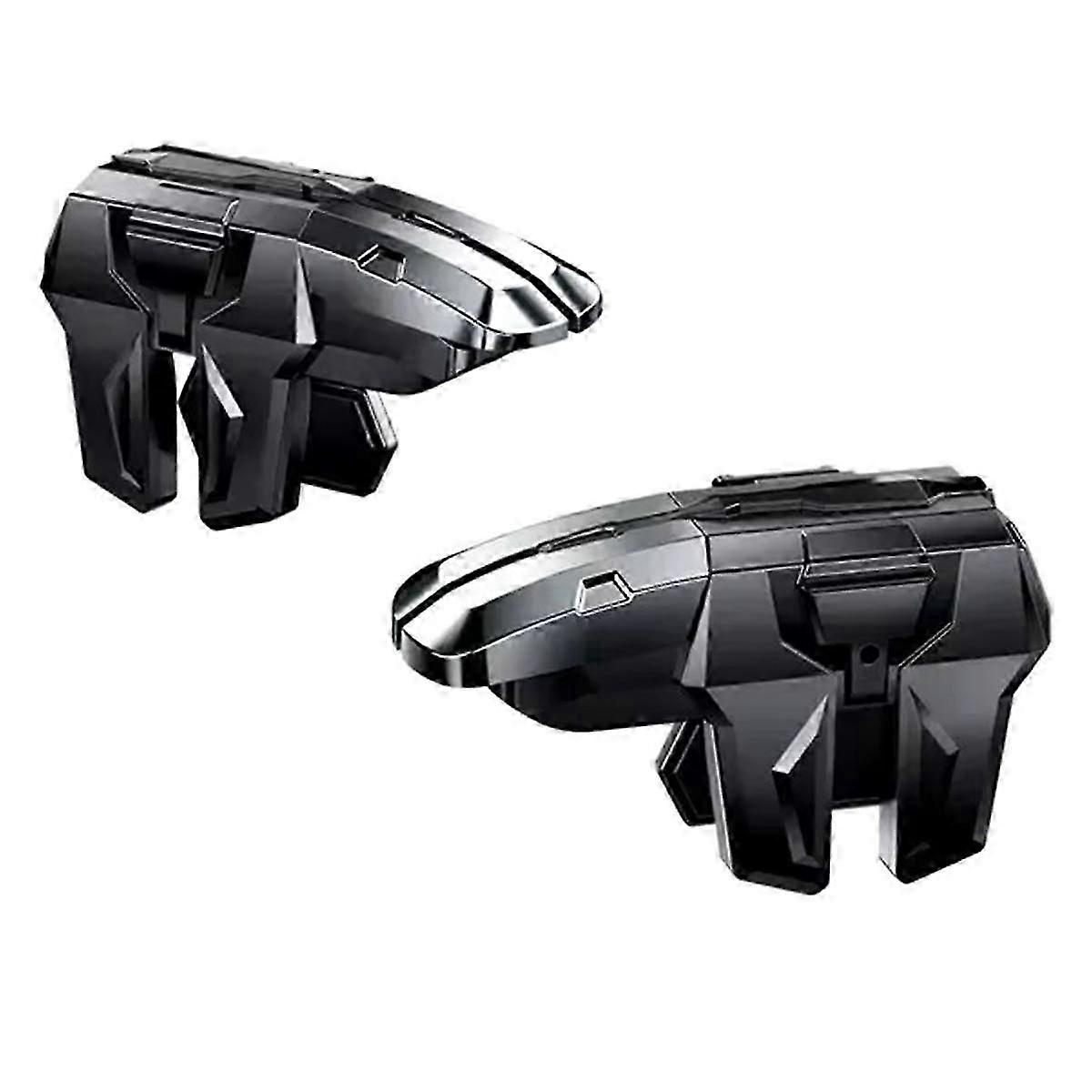 6 Finger Mobile Game Trigger for Aim Competitive Key Button Gamepad Controller Universal for Mobile Phone Devices