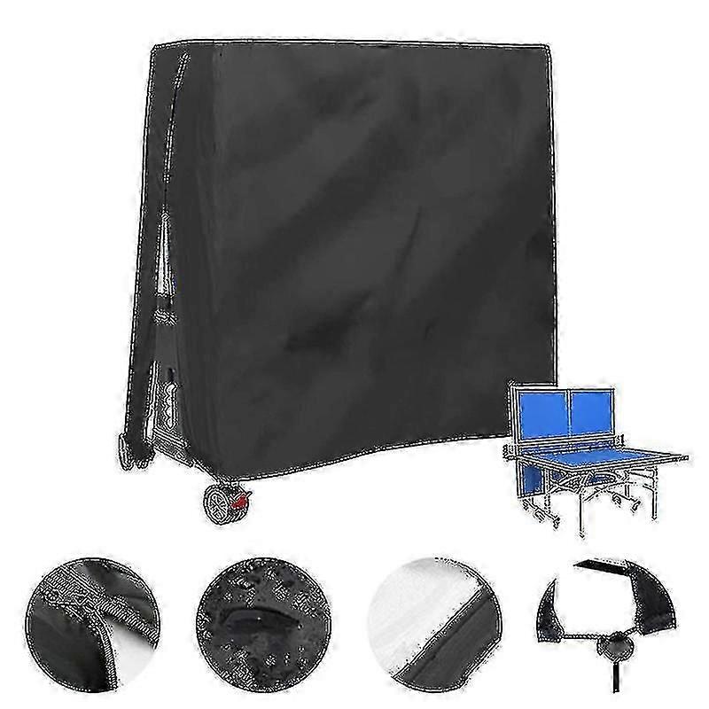 Ulkokäyttöön tarkoitettu vedenpitävä ja pölytiivis pingispöydän suoja, 165x70x185cm