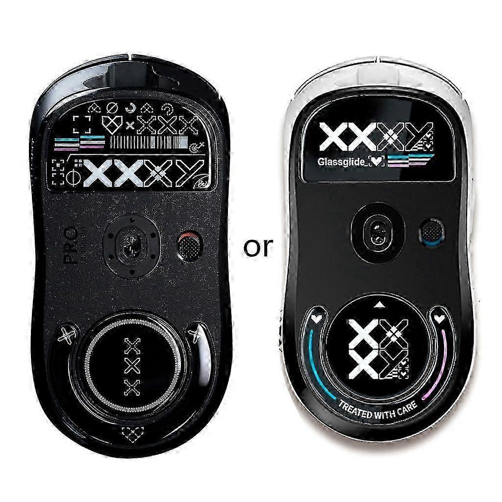 0.8mm Glass Mouse Skates for Logitech G Pro Wireless/X Superlight, Rounded Edges Smooth Glide Pad