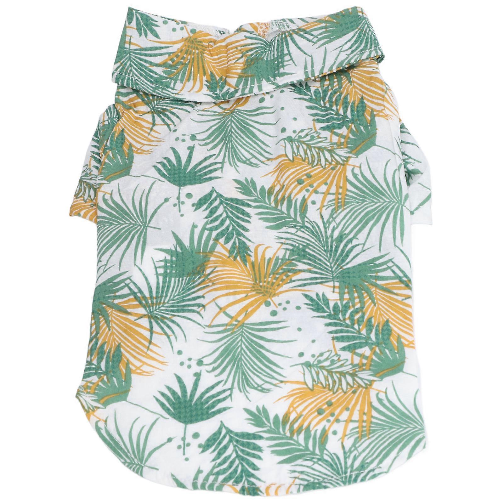 Hawaii Style Pet T-Shirt for Summer - Comfortable Dog and Cat Costume in Lightweight Material, Various Sizes and Colors