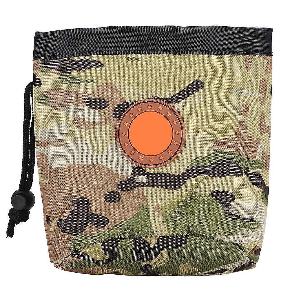 Pet Snack Bag with Waist Storage Pockets for Dog Training, Adjustable Belt, Durable Material and Easy Access, Black Color