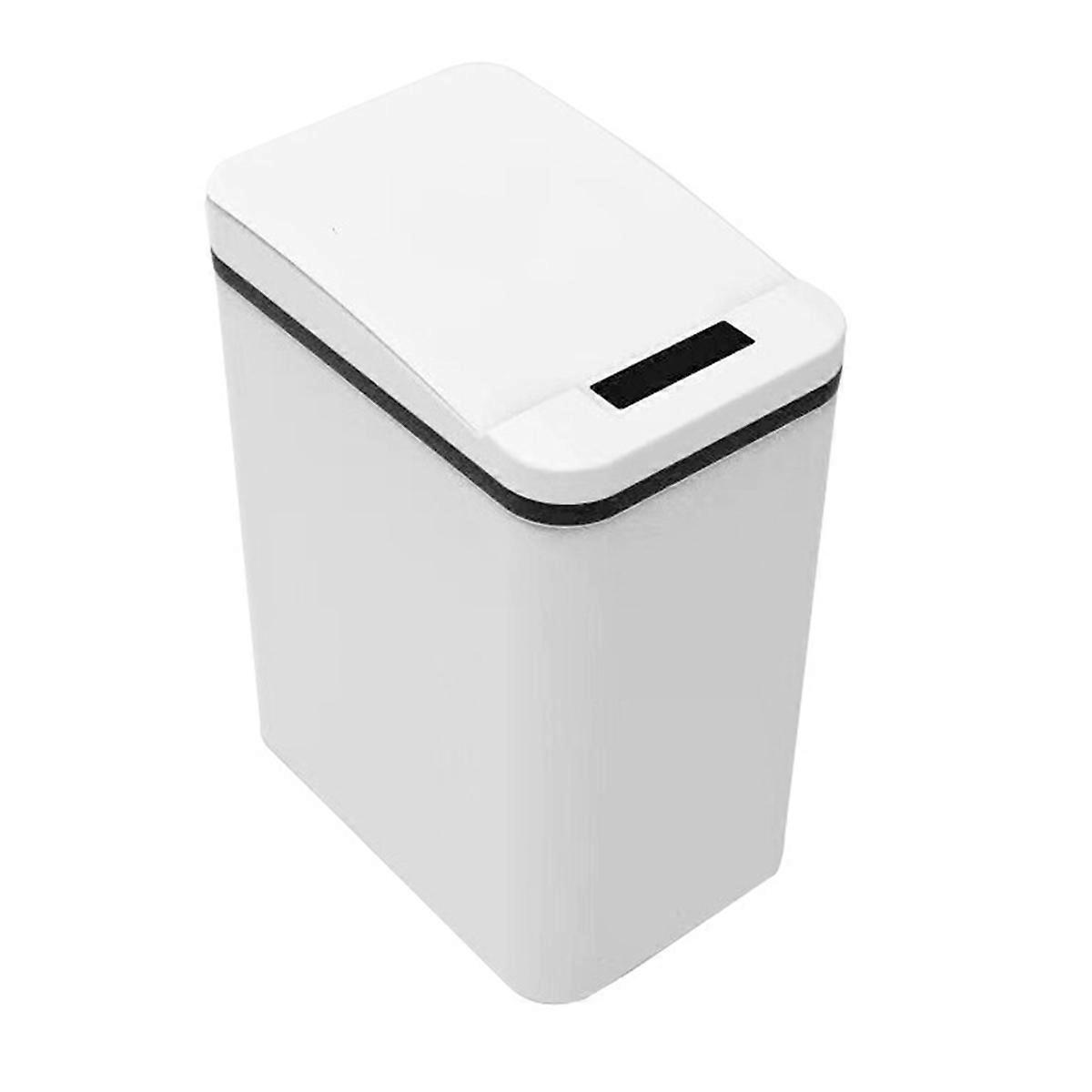 Non-Contact Bathroom Trash Can Automatic Motion Sensor Trash Can (A)