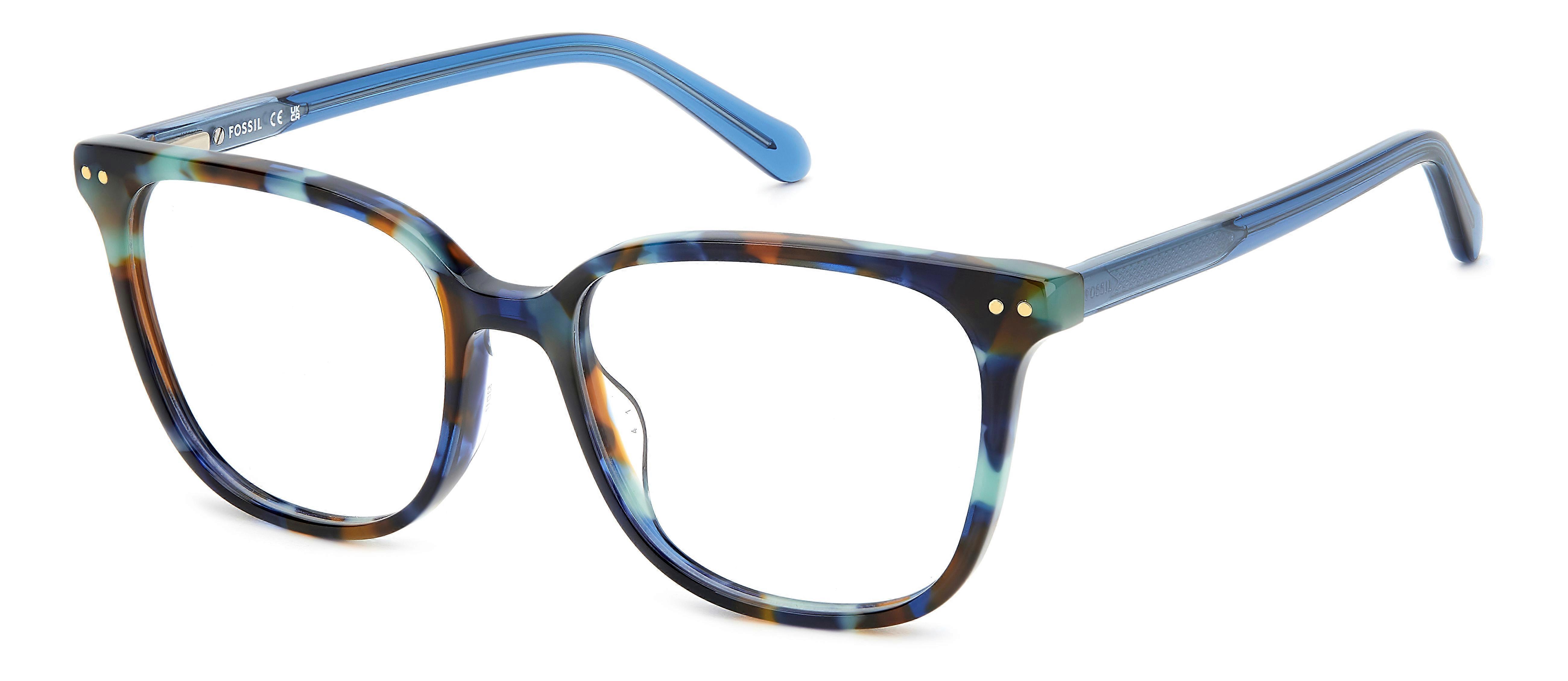 Eyewear Frames FOSSIL FOS 7183 CVT TEAL HAVANA 53/17/140 WOMAN
