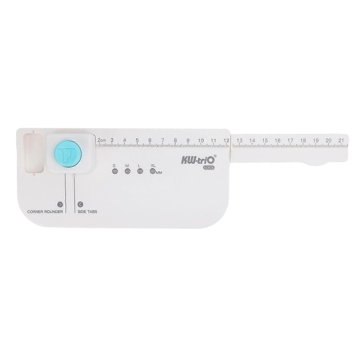 Tab Puncher for Paper Crafts Multifunctional File Hole Divider Punch Board 4 Sizes Labels for Scrapb