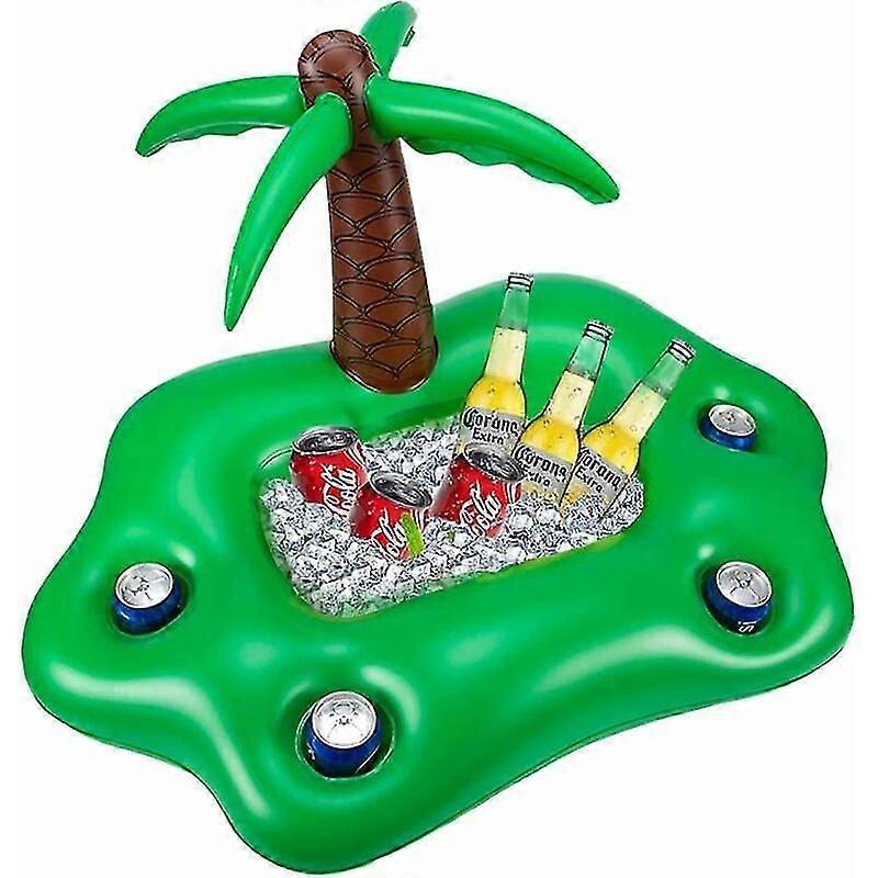 Pool Buoy,Floating Pool Bar,Inflatable Pool Bar,Pool Bar,Inflatable Cup Holder,Inflatable Palm Tree 95x55x55cm