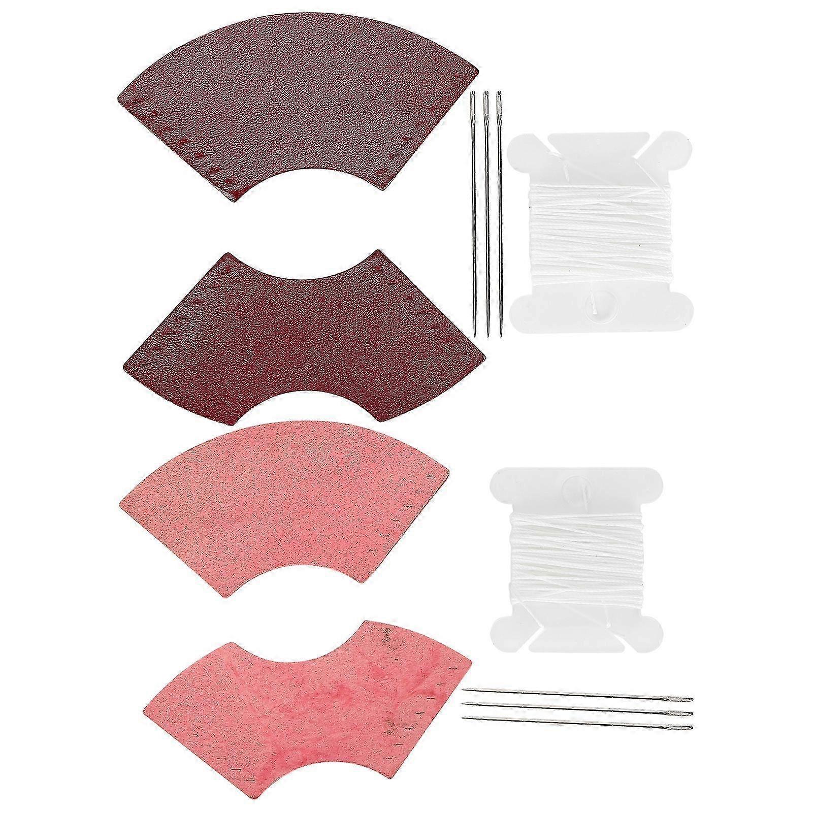 Bookmark Corner Page Bookmark Reading Book Marker Needle Thread Accessories (Burgundy Red)