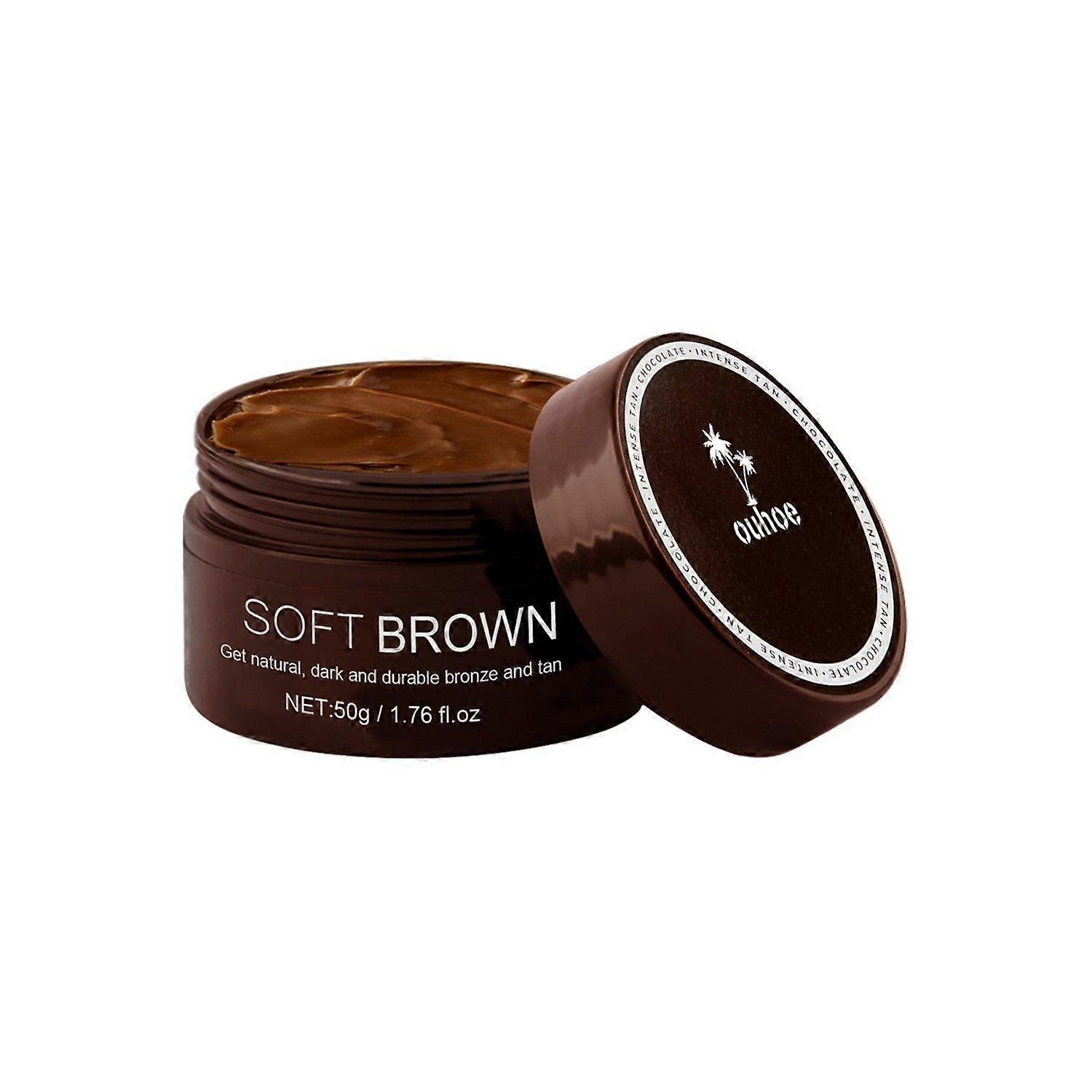 Tanning Cream, Accelerated Tanning Cream, Soft Brown, Get Natural, Dark and Durable Bronze and Tan, Moisturizing Skin, 50g