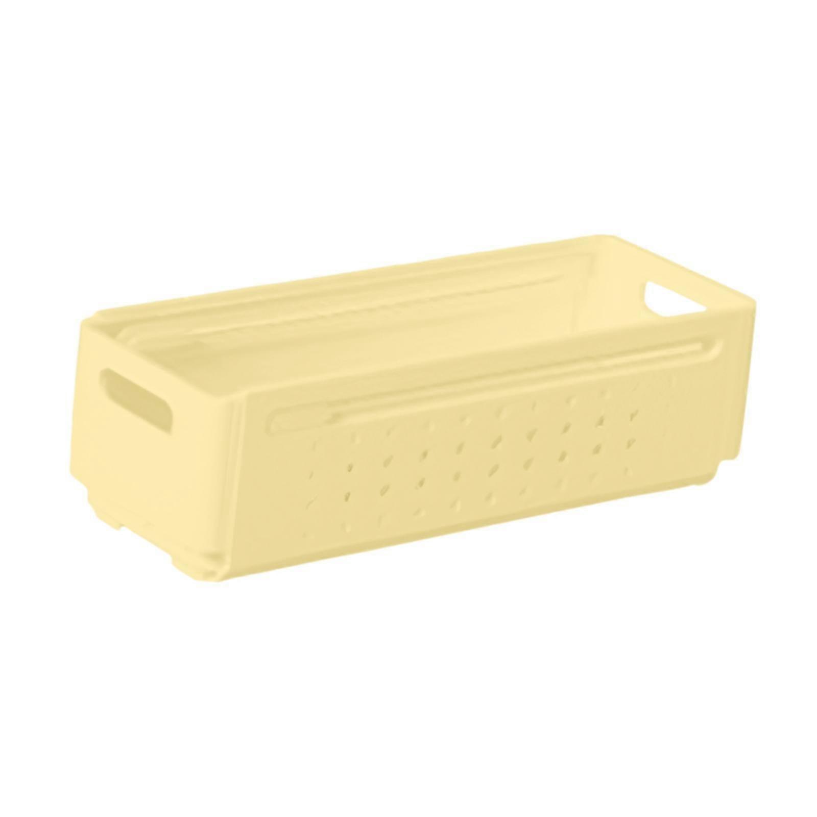 Retractable Drawer Storage Box with Handles Sturdy Organization Multipurpose