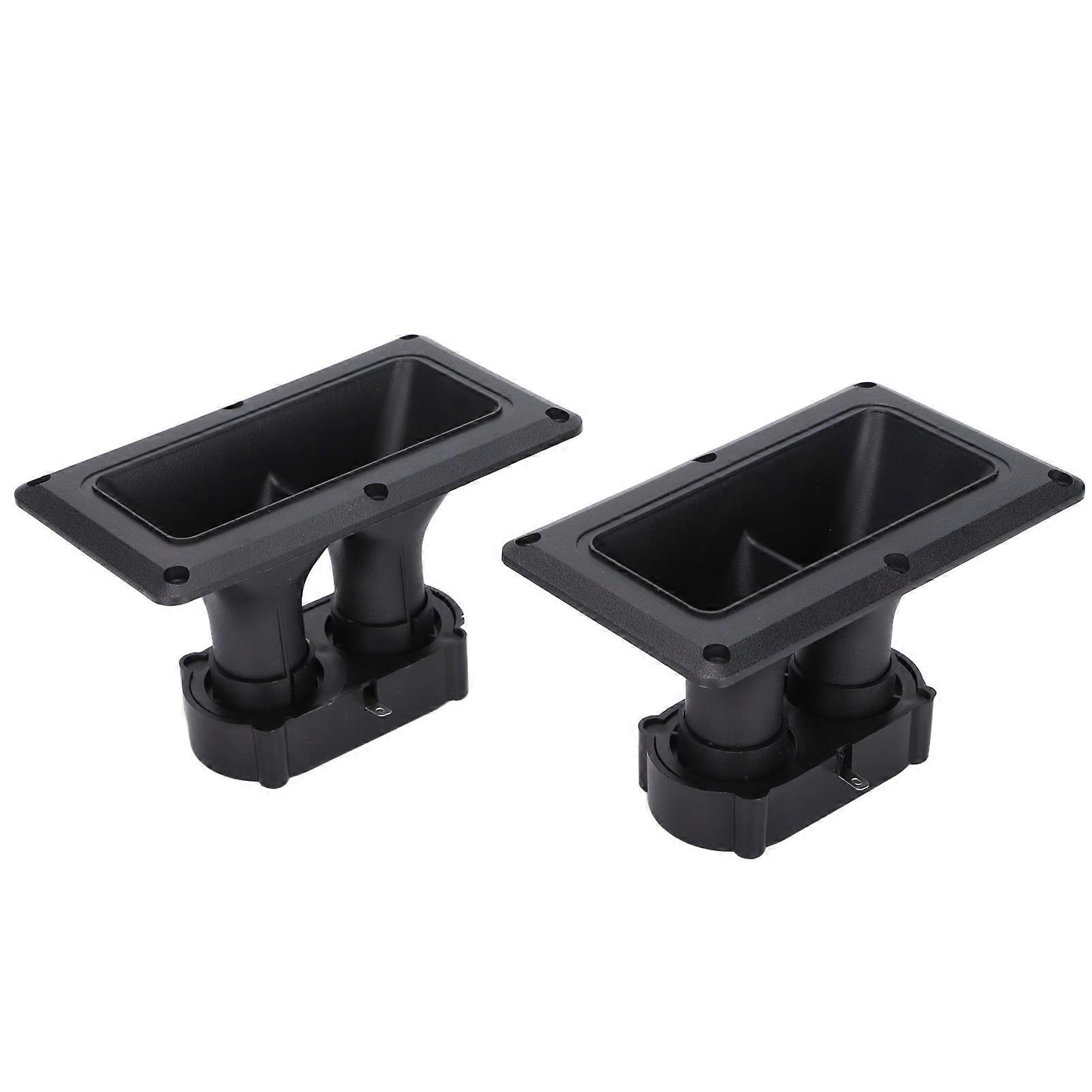 Ceramic High Sensitivity Horn Tweeter, Dual Drive Piezoelectric Speaker, General Application, Professional Audio Tweeters, For Studio Monitors, Home