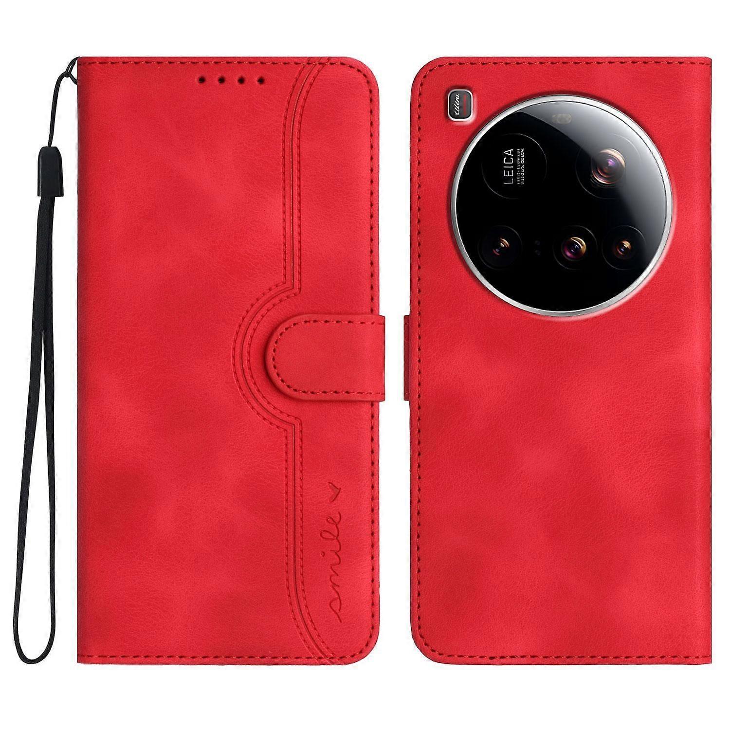 Heart Pattern PU Case For Xiaomi 15 Ultra