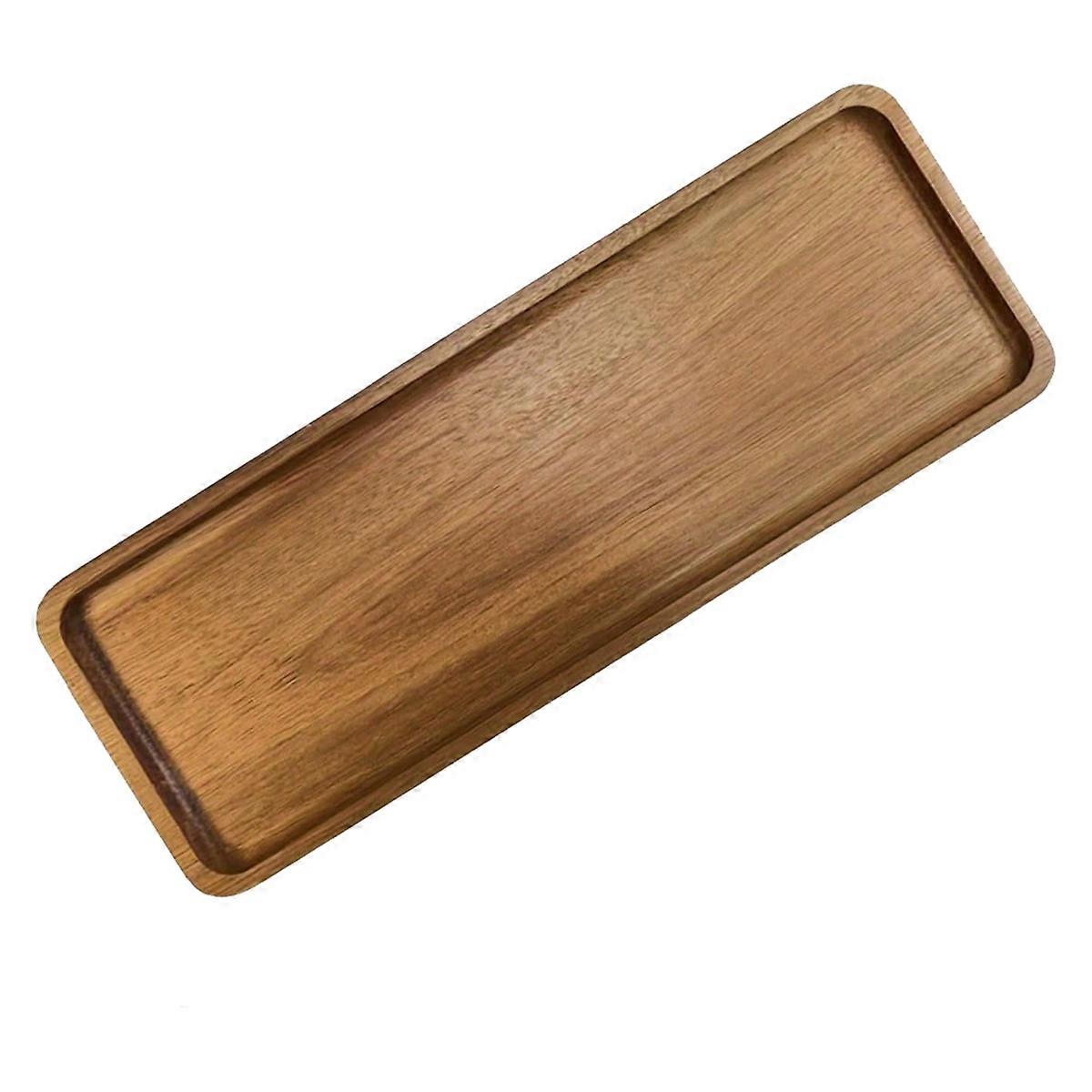 Kleines Holztablett zur Präsentation – Elegante Servierplatte aus Walnussholz