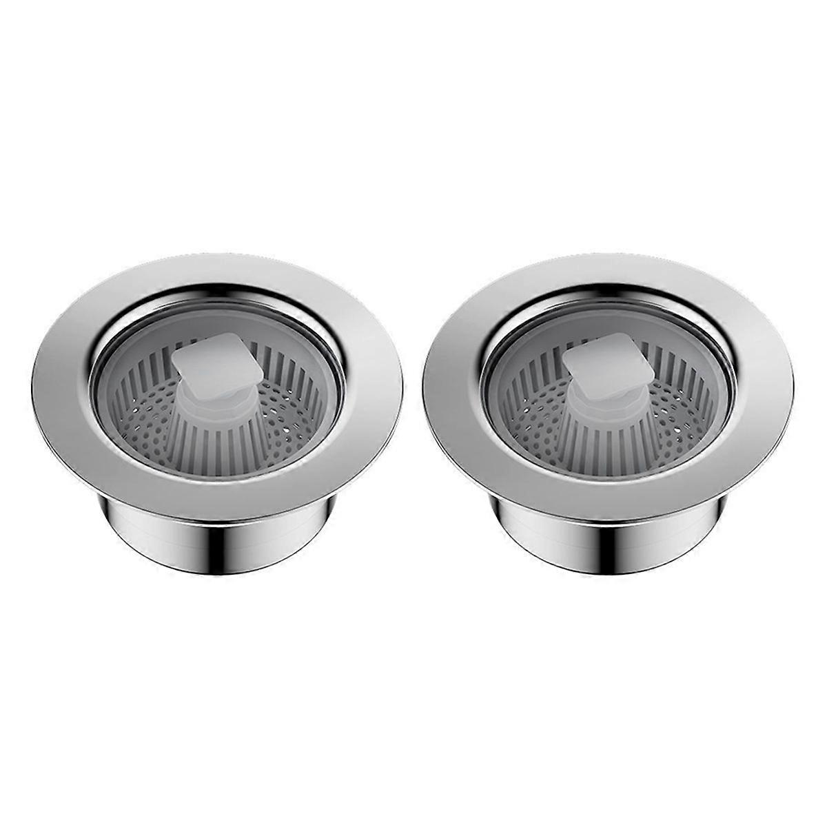Kitchen Drain Basket Stopping Blockage Bouncing Core Leak-Proof Plug