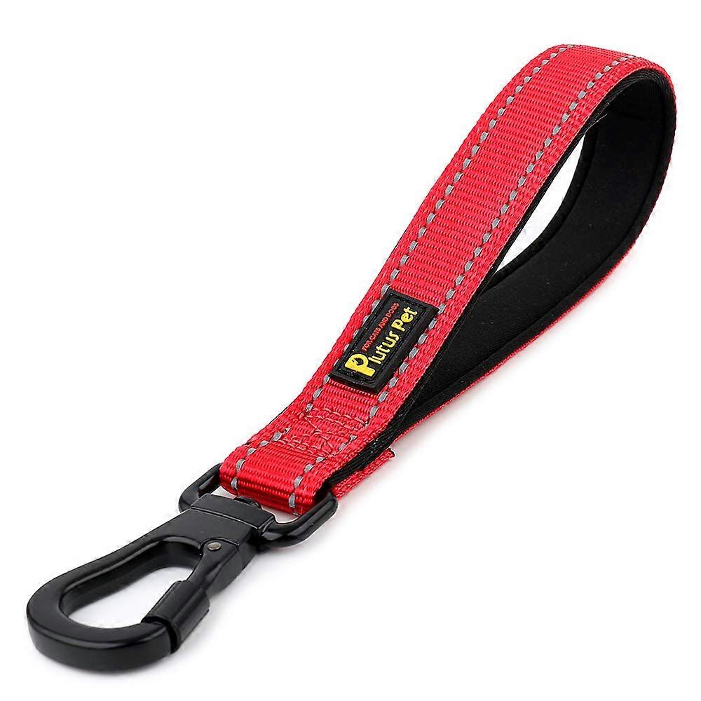 10-Inch Reflective Nylon Dog Leash with Padded Handle, Lightweight, Durable, Designed for Small to Medium Dogs