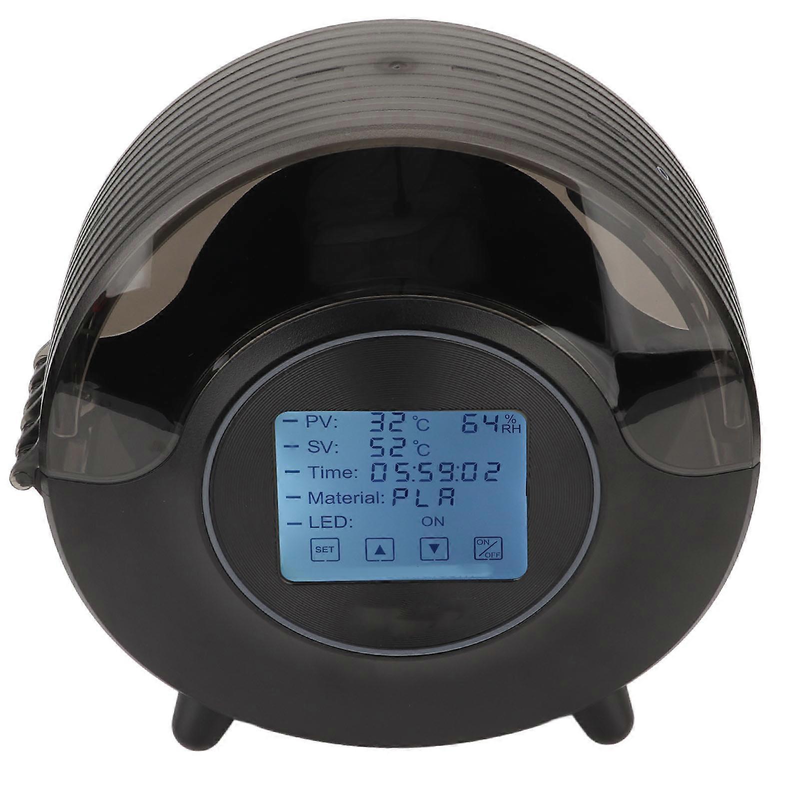 3D Printer Filament Droger Box met Touch Screen, 360 graden verwarming, 100-240V, EU-stekker