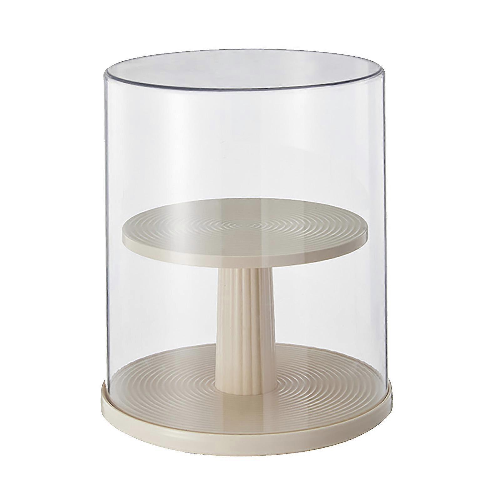 Dual-Level Spinning Showcase for Action Figures & Collectibles – Dust-Free Display Case