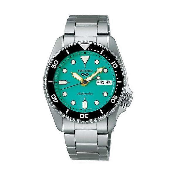 Seiko 5 Sports Srpk33k1 Men's Automatic Watch - 38mm Stainless Steel, Teal Dial
