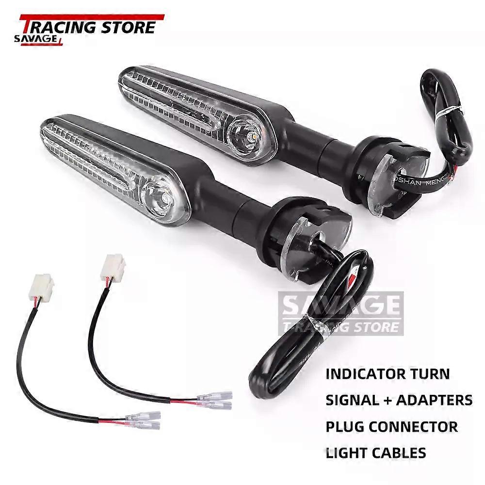 Applicable Motorylce Flasher LED Turn Signal Light Indicator For Yamaha MT-09 MT-07 Signal Adapters Plug Connector Light Cables MT09 MT07