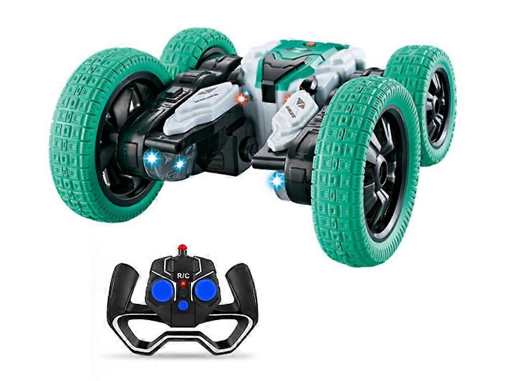 4x4 Remote Control Vehicle 2.4Ghz 360 Rotating with Light System, Water Green
