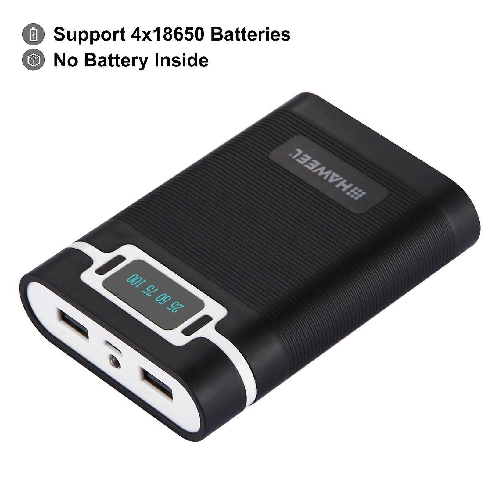 HAWEEL DIY 4 x 18650 Battery (Not Included) Shell Box