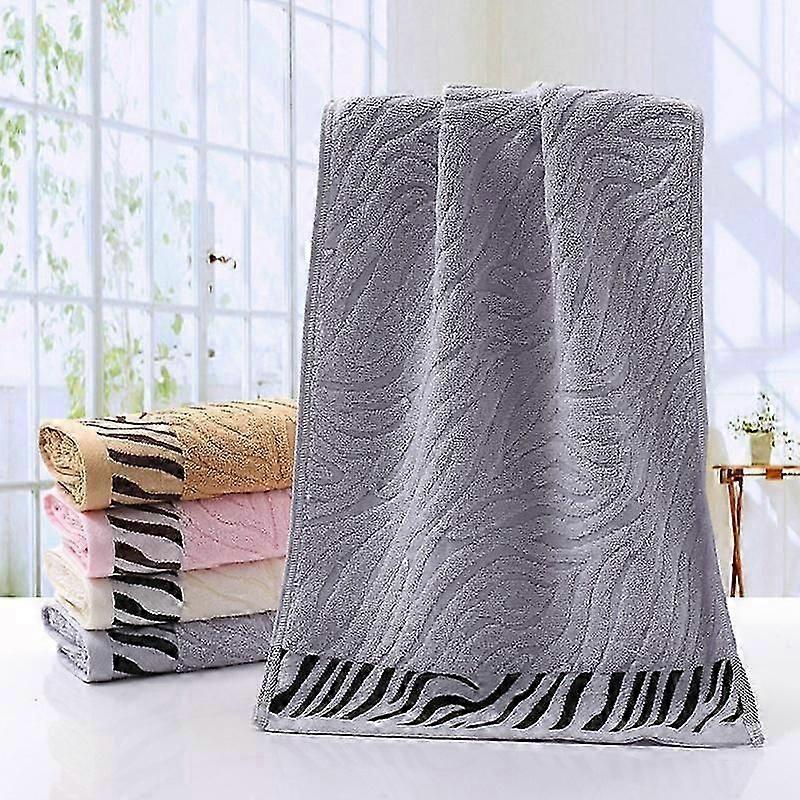 Super Absorbent Hand Towel Tiger Pattern Bamboo Fiber Bath Towel Is Soft and Comfortable