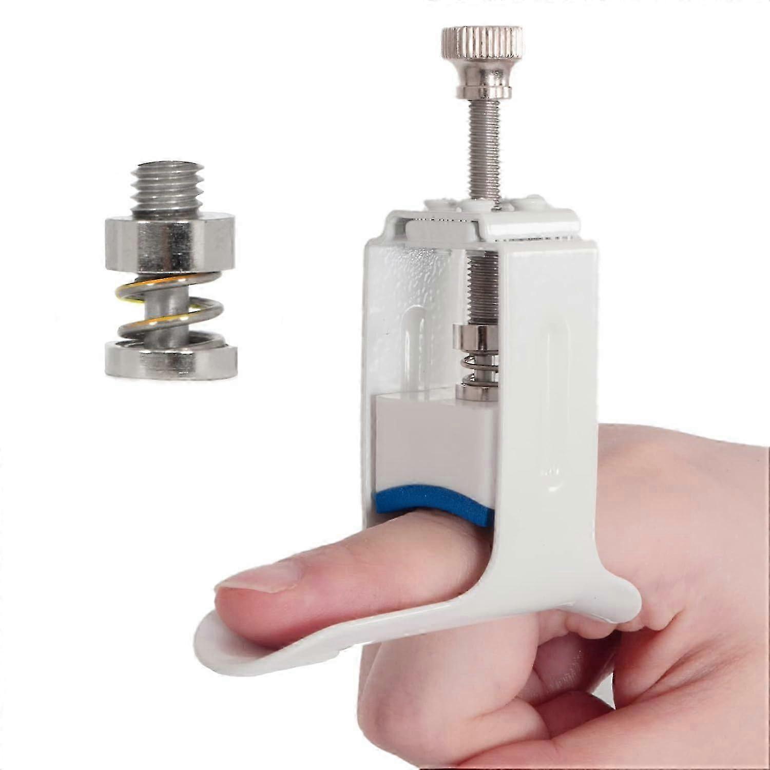 Finger Straightener Splint, Finger Joint Extension Splint Brace Corrector, Finger Joint Pressing Device for PIP Joint Tightness, Trigger Finger-Good