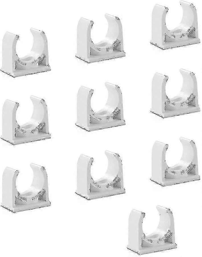 10 יחידות 50 מ"מ U סוג צינור מהדקים צינורות קליפים אביזרי צינור לבן SZRH