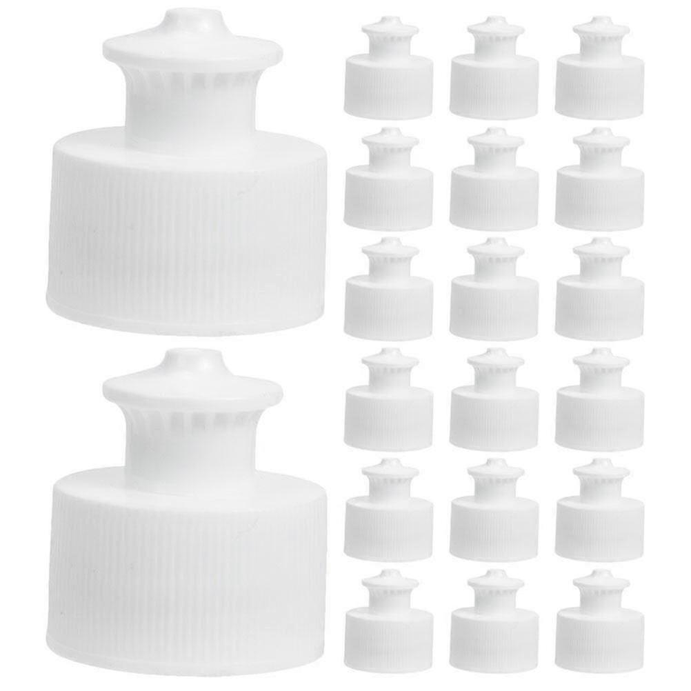 Reusable Push Pull Replacement Caps - 24pcs for Sports Bottle Lids