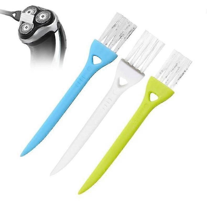 Shaving Brush, 3 - Piece Set with Durable Bristles, Ergonomic Handles for Effortless Razor Cleaning