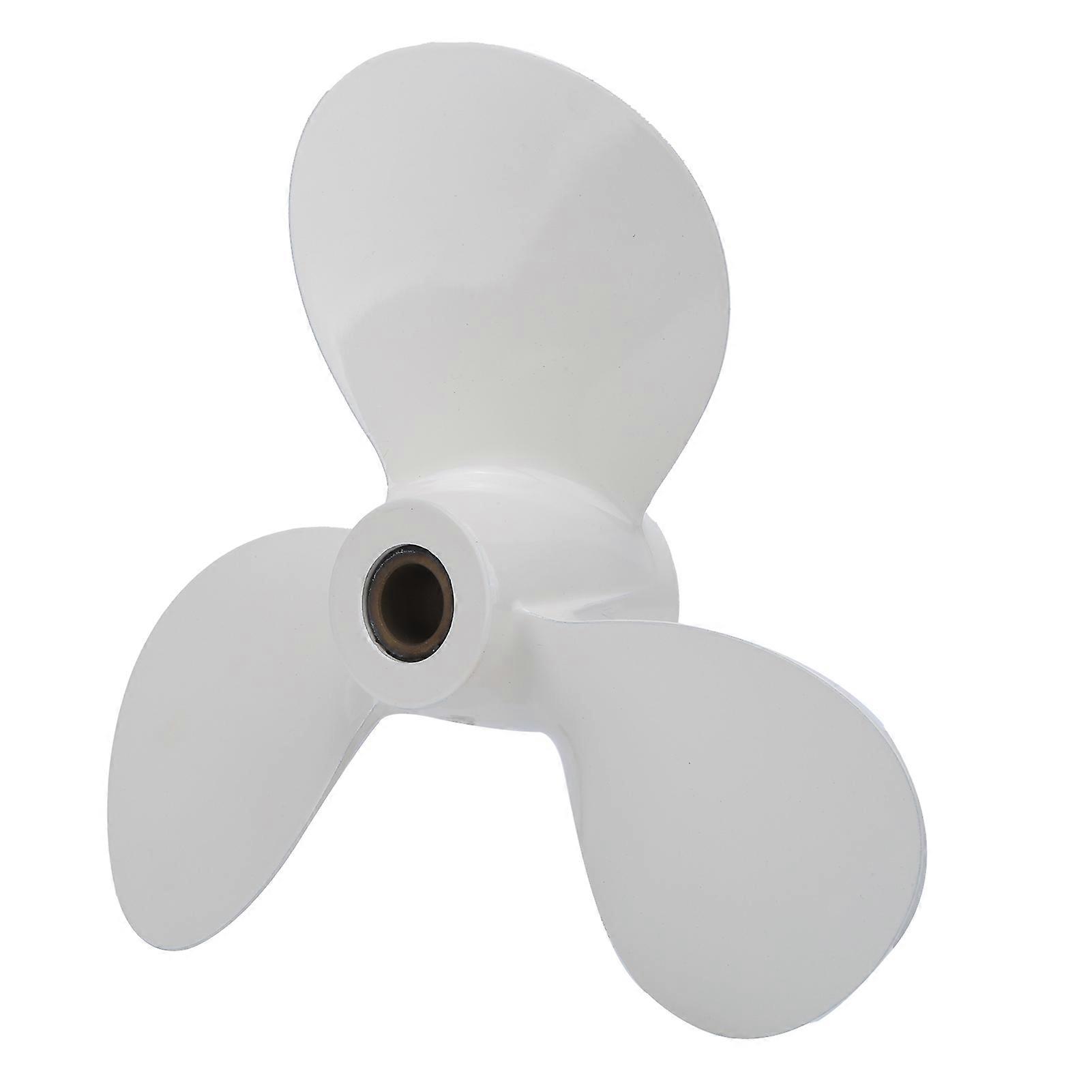 Marine Propeller with 3 Blades Boat Propeller Durable 9X7‑1／2‑C Aluminum Outboard Fittings