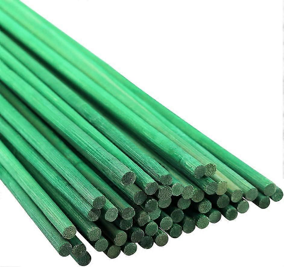 Set van 50 Steunstokken, Jormftte, Bamboe, 60 cm, Groen